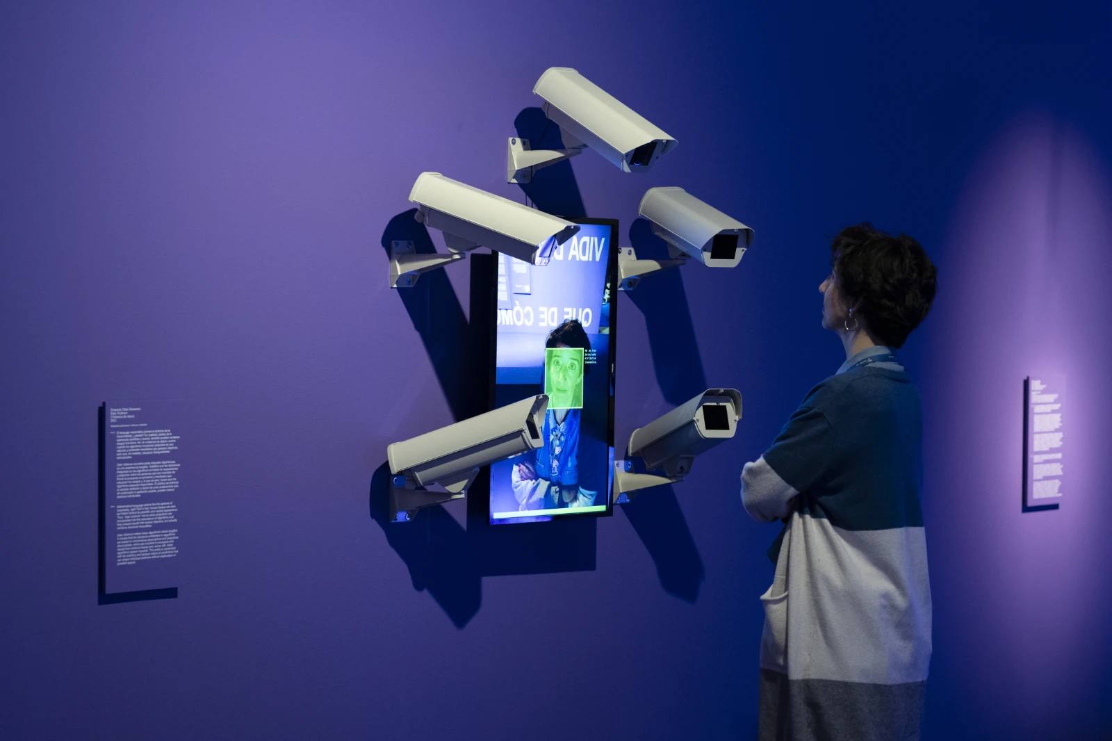 An image of the exhibition ‘Today Is a Good Day to Discuss Digital Rights’