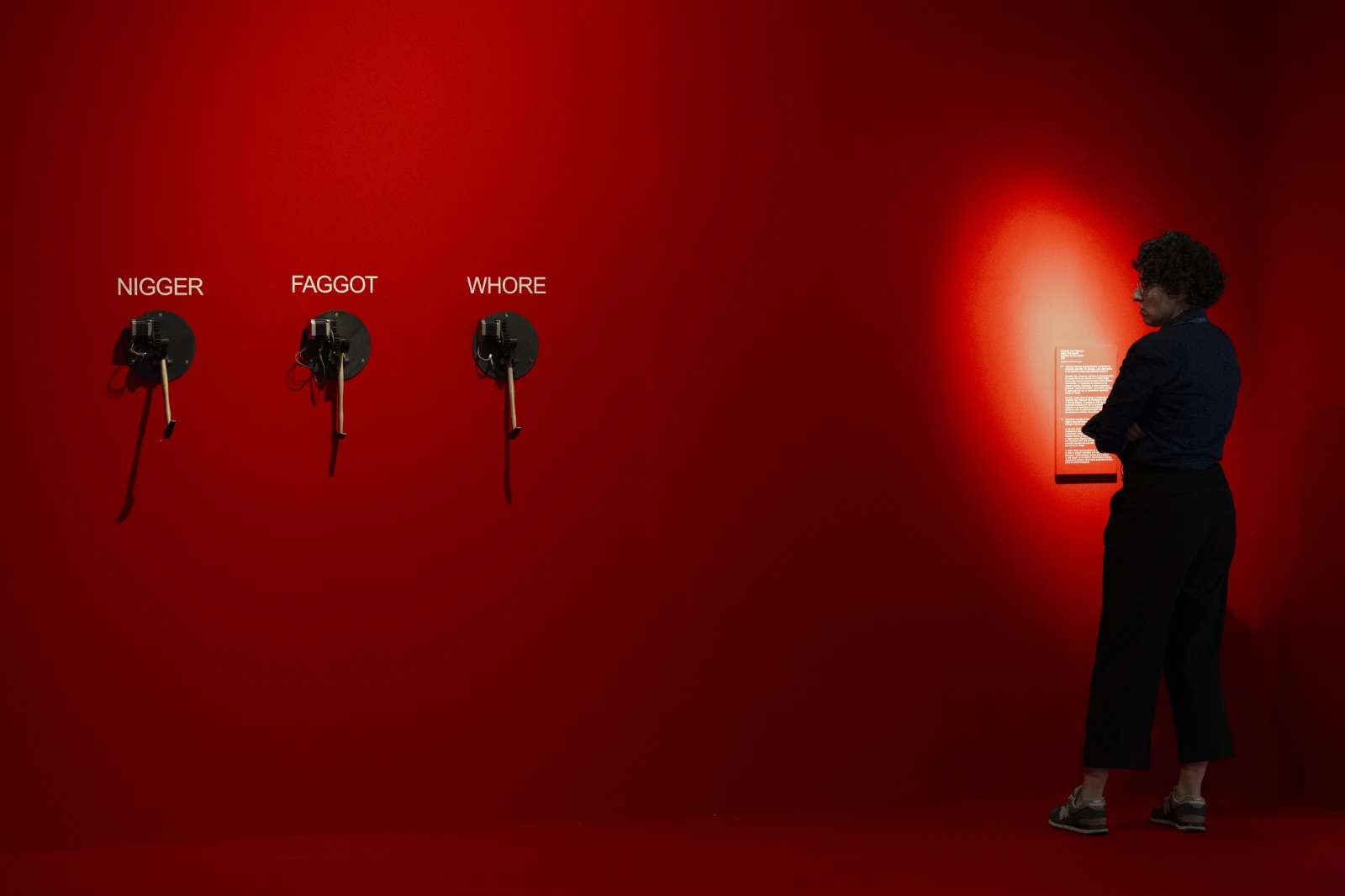 An image of the exhibition ‘Today Is a Good Day to Discuss Digital Rights’