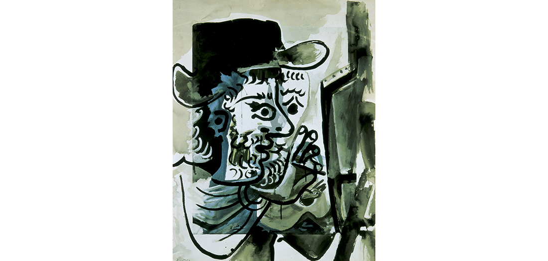 Pablo Picasso. Le peintre au travail, 1964. © Sucesión Pablo Picasso, VEGAP, Madrid, 2016.
