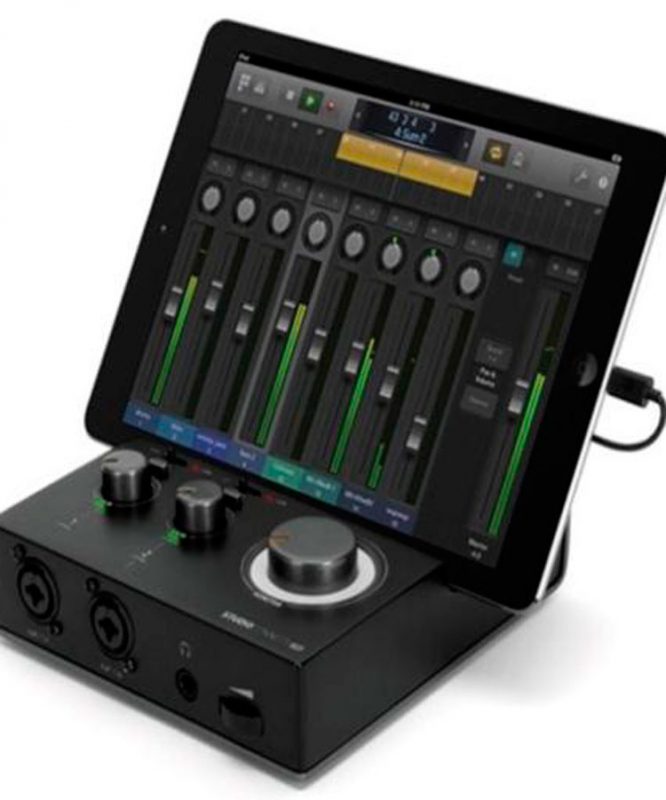 Aplicación Home Studio e interfaz MIDI de Griffin Studio Connect para iPad