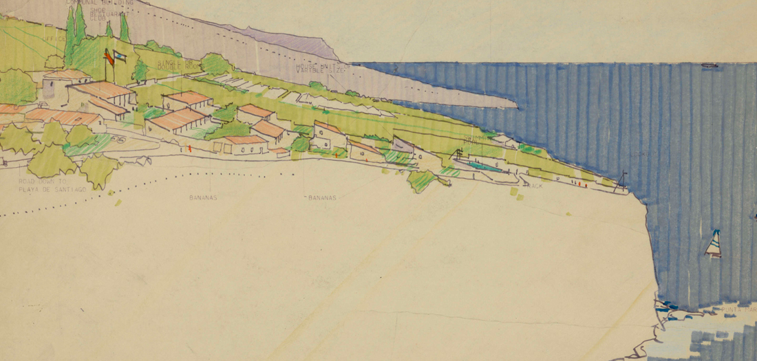 Estudio territorial de La Gomera (1975). © Norman Foster Foundation.