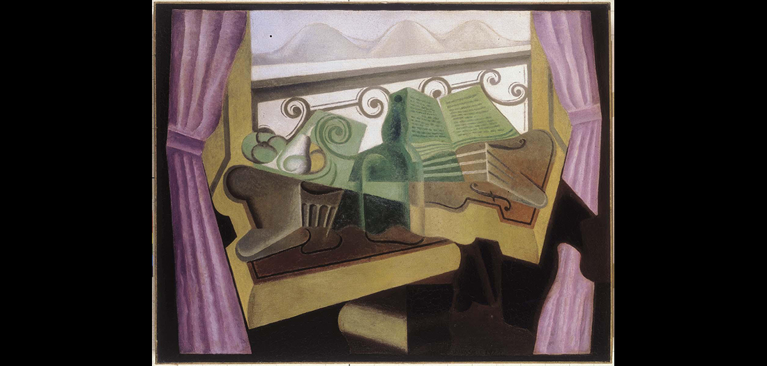 'La fenêtre aux collines', Juan Gris, 1923 © Colección Telefónica.