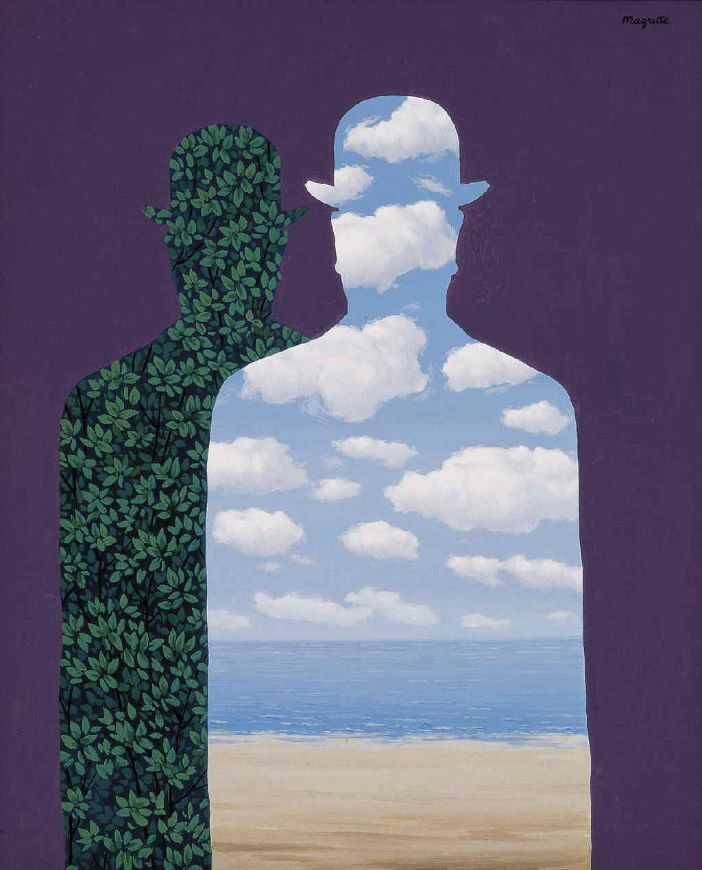 “La Belle Société “ de René Magritte:© René Magritte, VEGAP, Madrid, 2019.