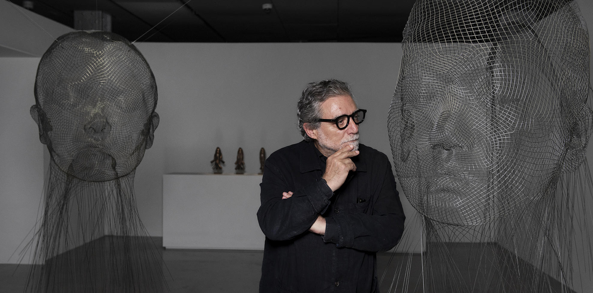 Jaume Plensa Irene CAbecera | Espacio Fundación Telefónica Jaume Plensa Foto Irene