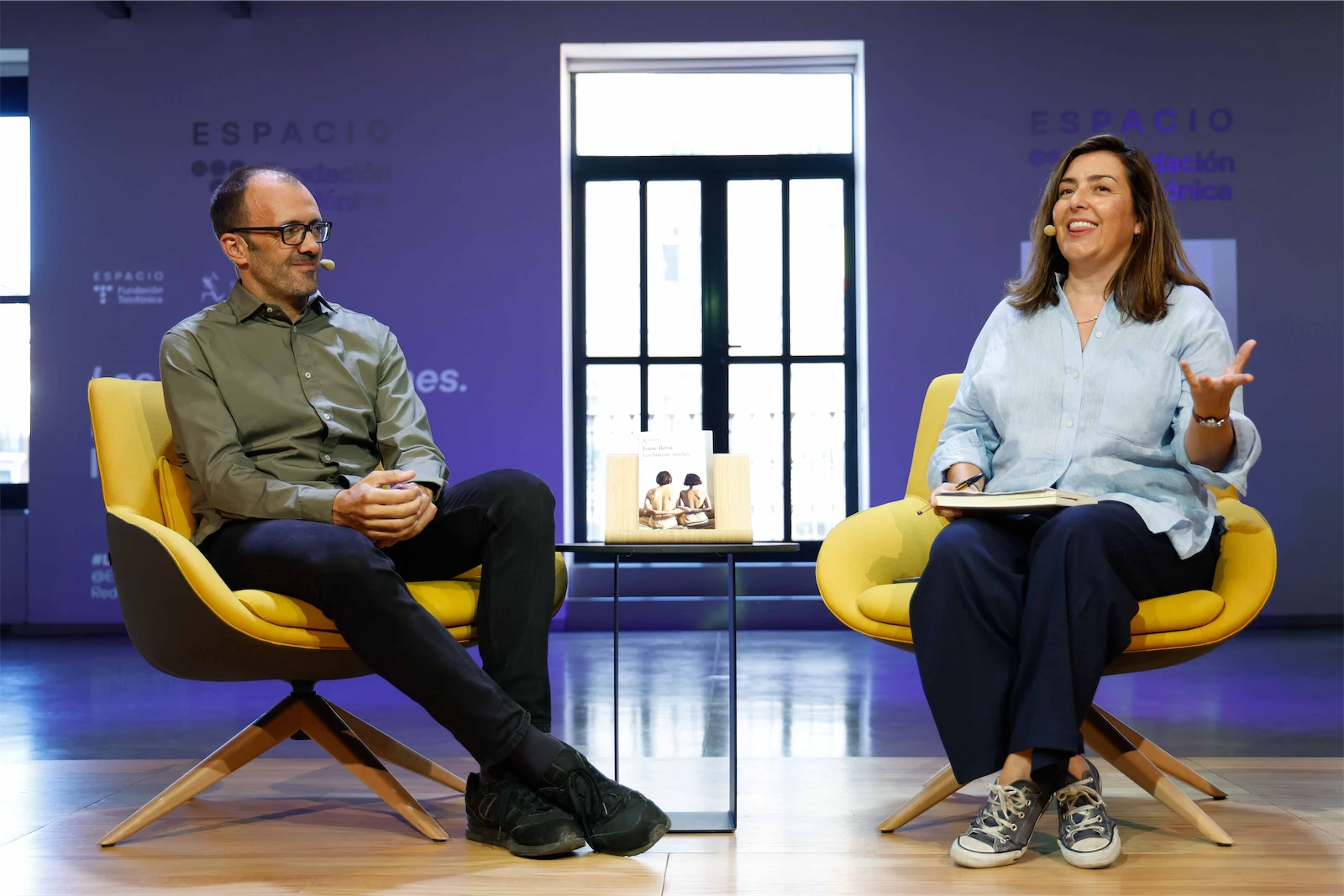 Imagen de la presentación de Las Buenas Noches, de Isaac Rosa