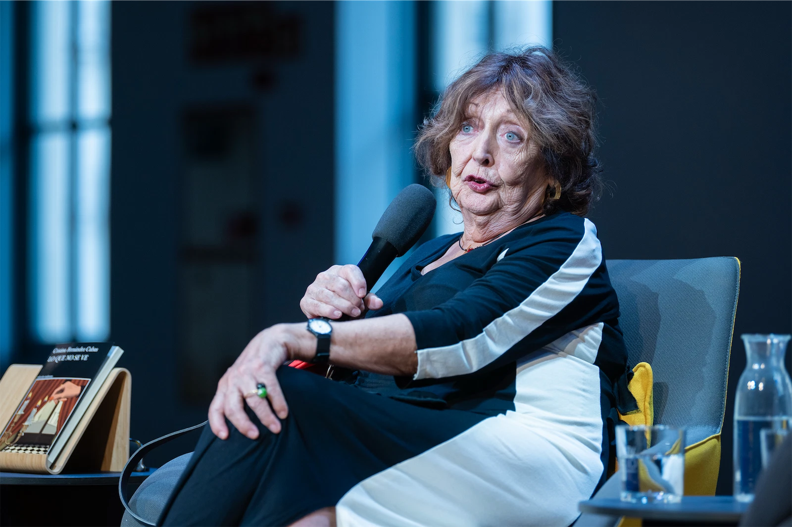 Un momento de la presentación del libro 'Lo que no se ve' de Cristina Fernández Cubas