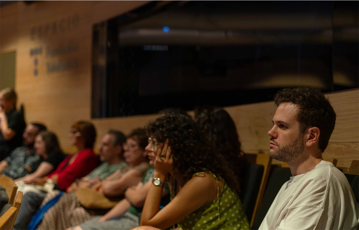 Imagen del Festival de las Ideas, el encuentro entre Antonio Lucas y Raül Refree