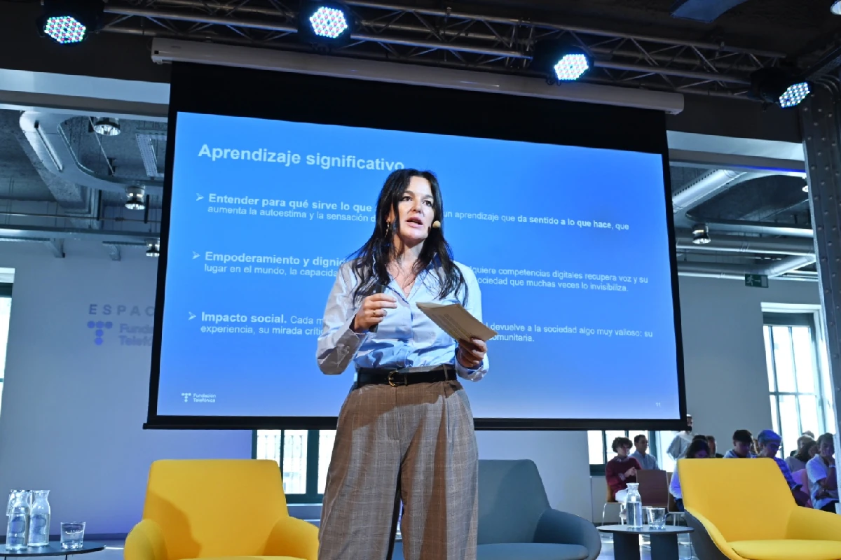 Un momento del congreso ‘Tecnología y personas mayores: el reto de la brecha digital’