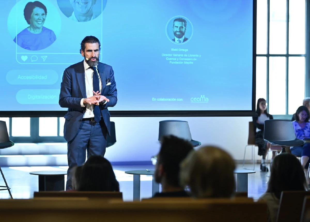 Un momento del congreso ‘Tecnología y personas mayores: el reto de la brecha digital’