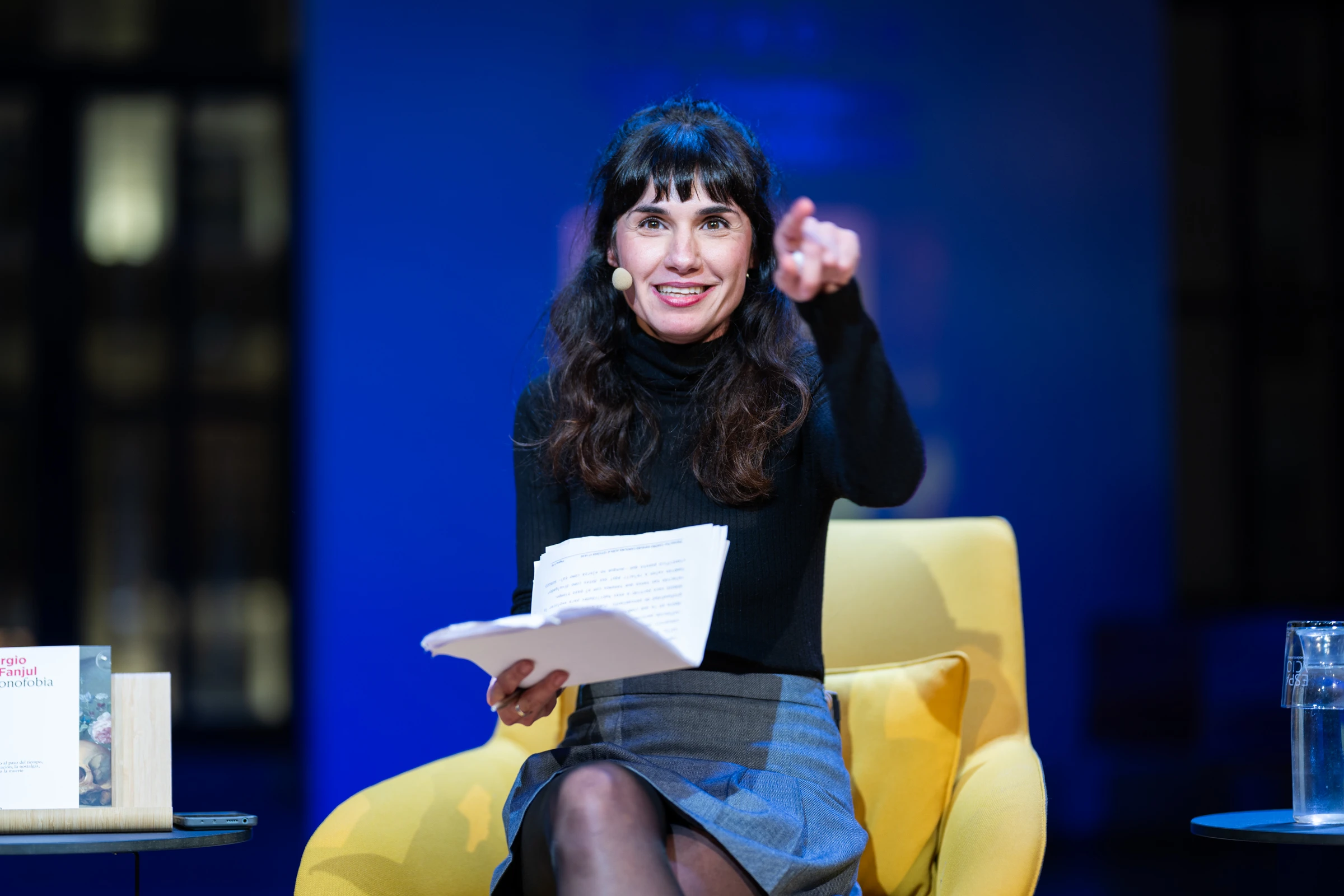 Un momento de la presentación de Cronofobia, de Sergio Fanjul.