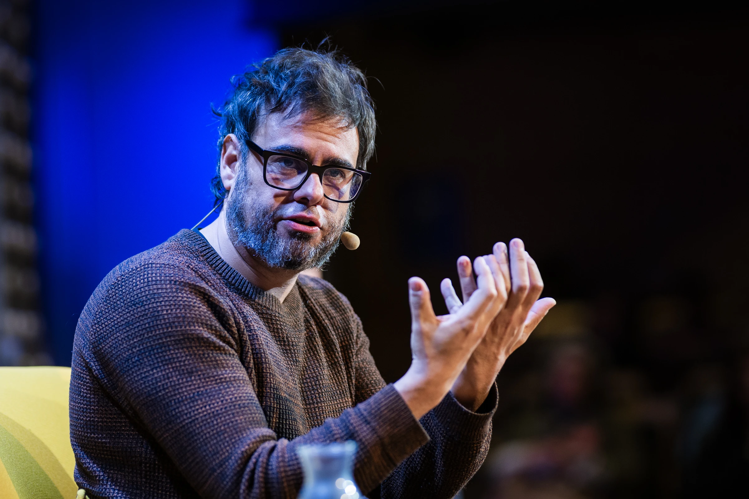 Un momento de la presentación de Cronofobia, de Sergio Fanjul.