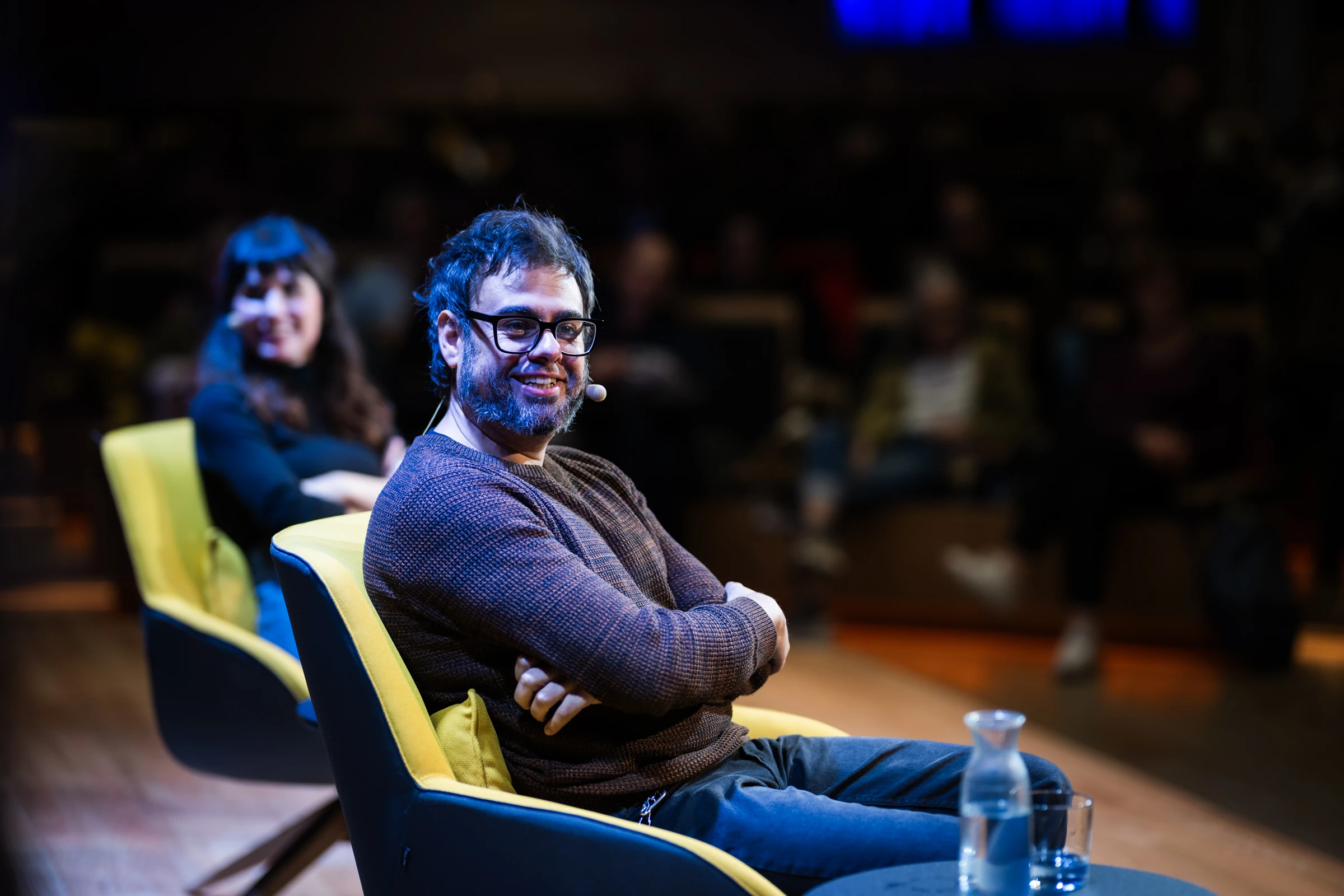 Un momento de la presentación de Cronofobia, de Sergio Fanjul.
