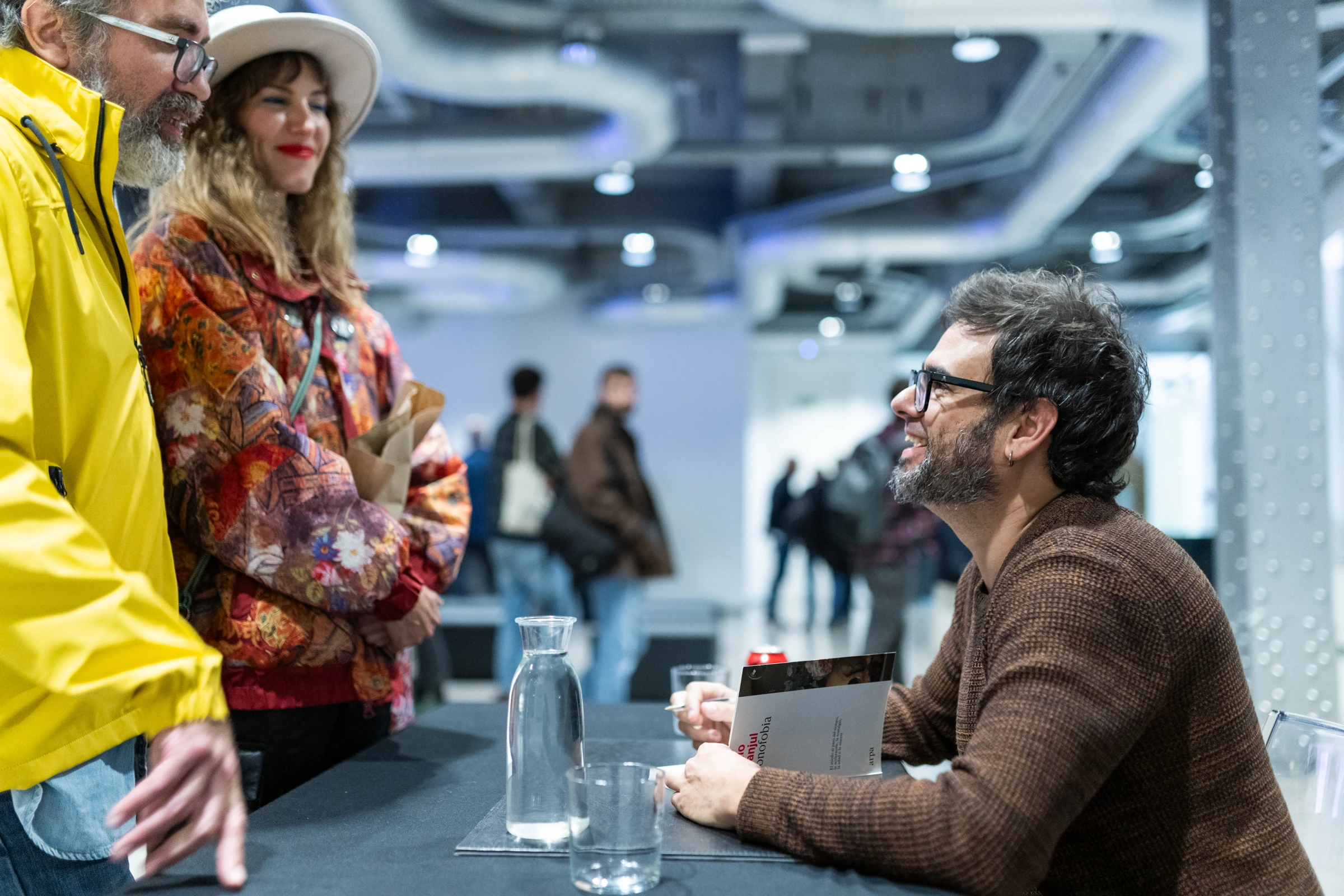 Un momento de la presentación de Cronofobia, de Sergio Fanjul.
