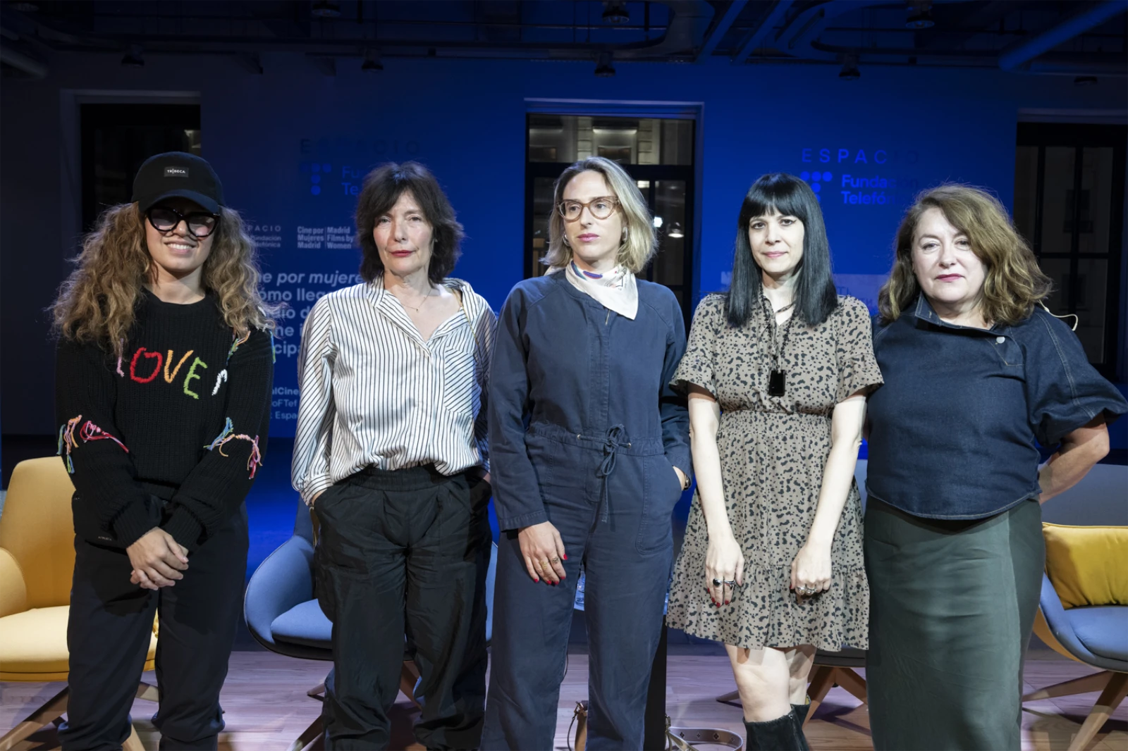 Un instante de la segunda sesión de conversaciones de Cine por Mujeres Madrid