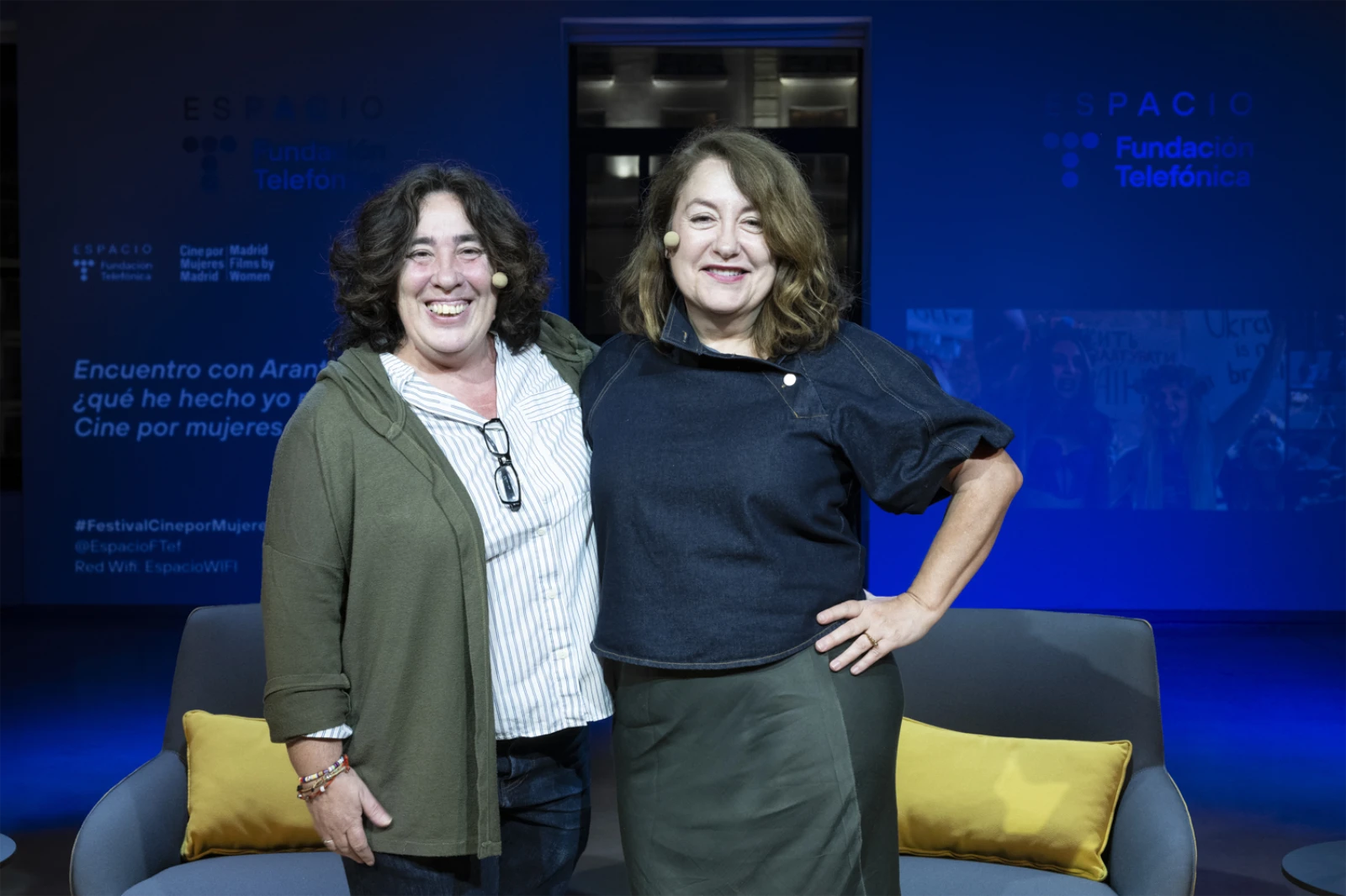 Un instante de la segunda sesión de conversaciones de Cine por Mujeres Madrid