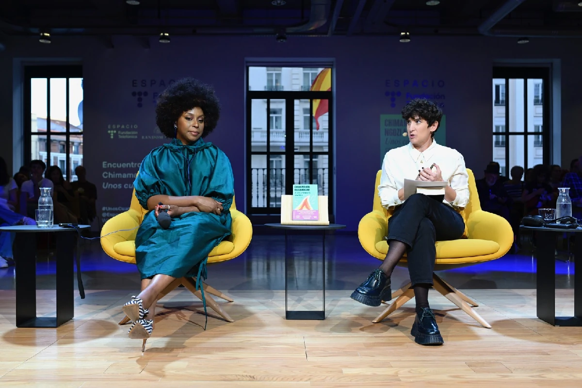 Un momento del Encuentro con Chimamanda Ngozi Adichie. ‘Unos cuantos sueños’.