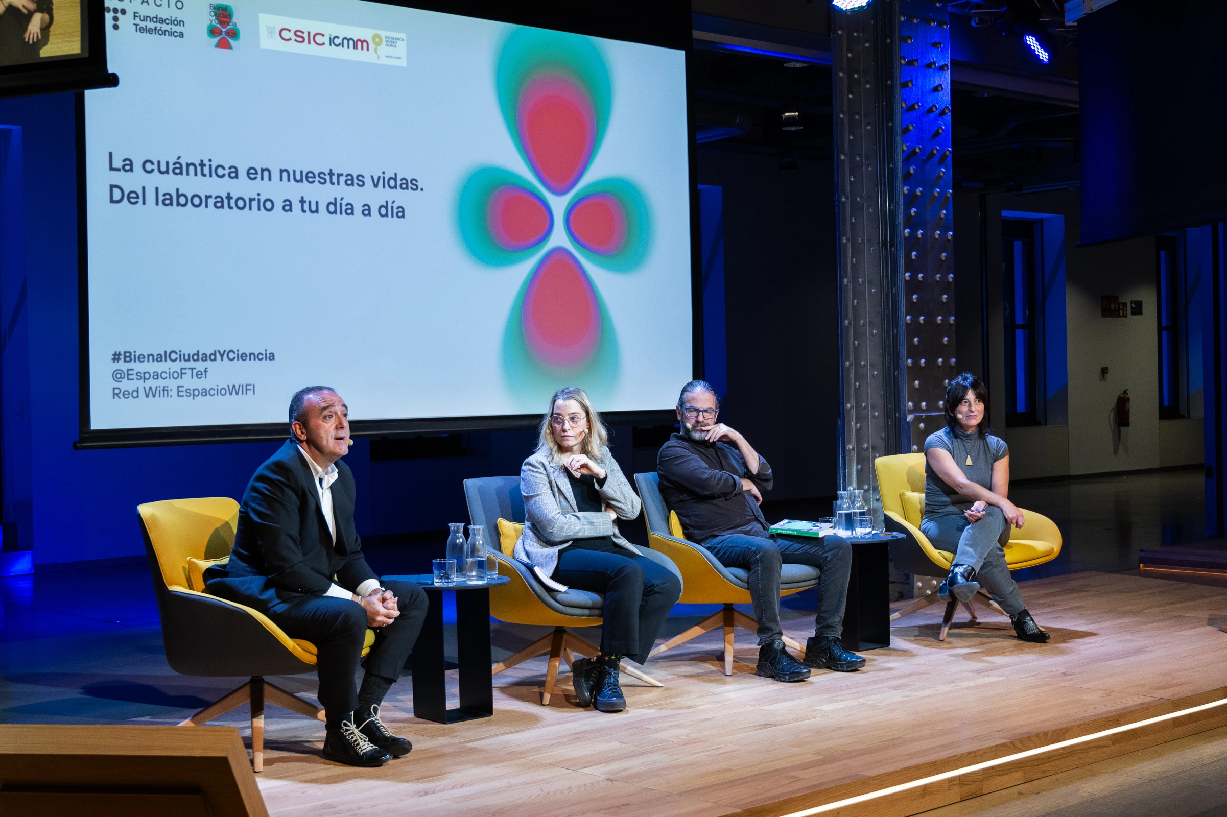 Un momento de la jornada ”La cuántica en nuestras vidas. Del laboratorio a tu día a día”