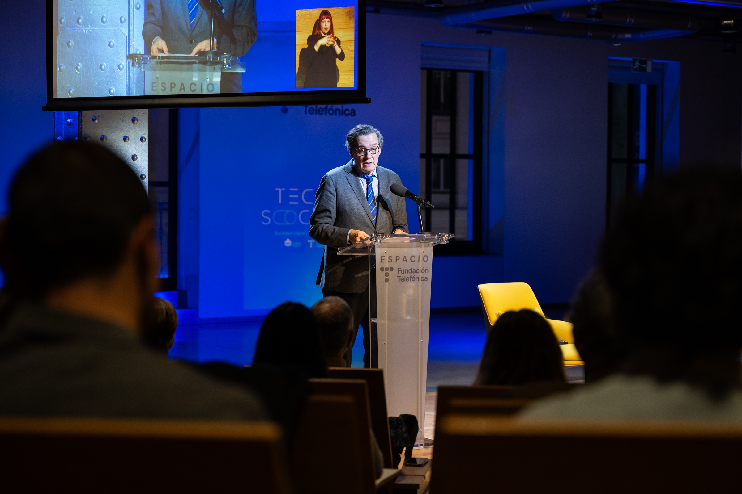 Un momento del encuentro Tech & Society con Fernando Vallespín