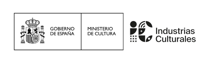 Endoso con los logos del Ministerio de Cultura y de Industrias culturales (ICC)