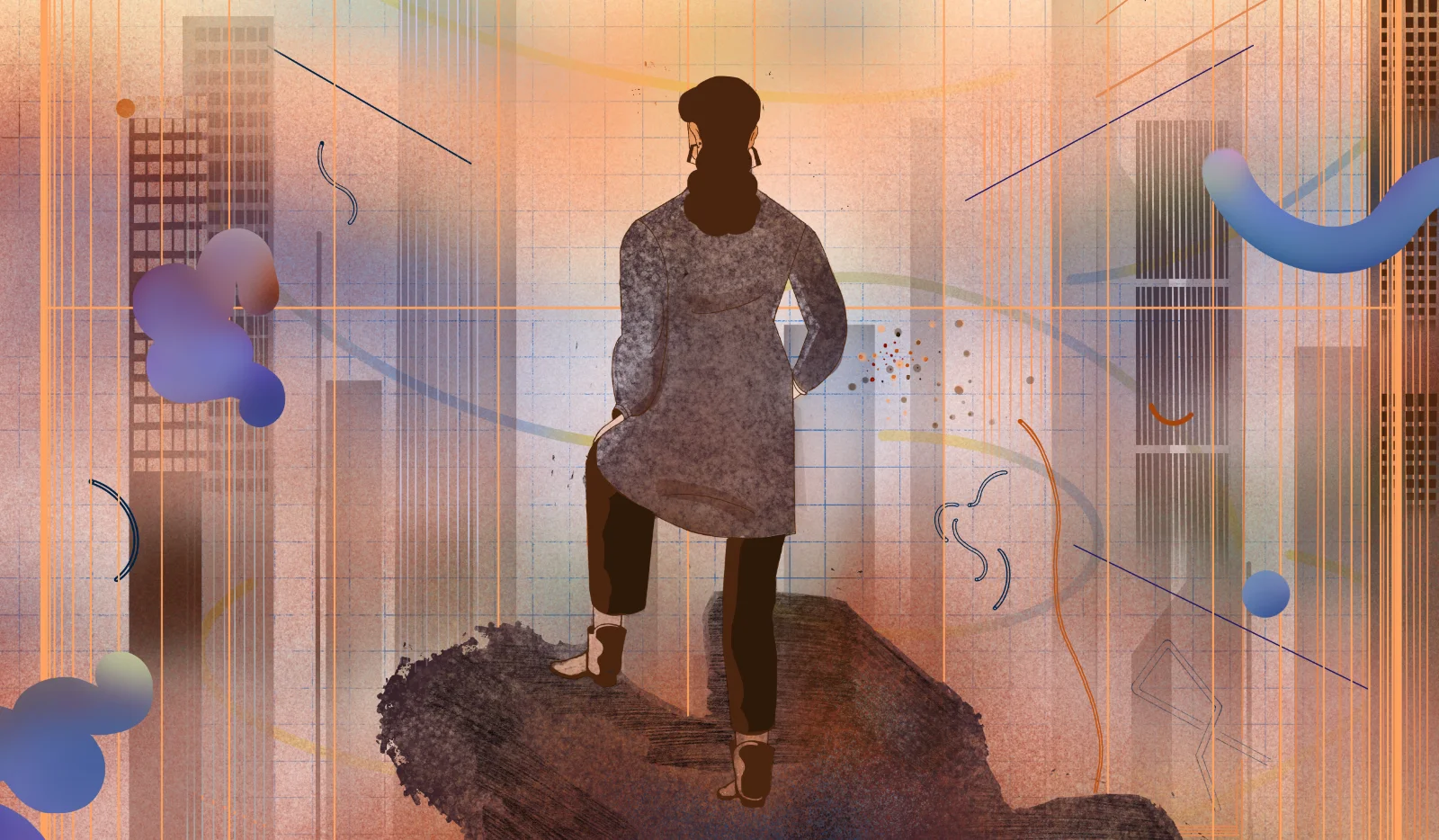 IAG creatividad_Telos_isabel albertos | Espacio Fundación Telefónica Recorte de la Ilustración de Isabel Albertos para Telos