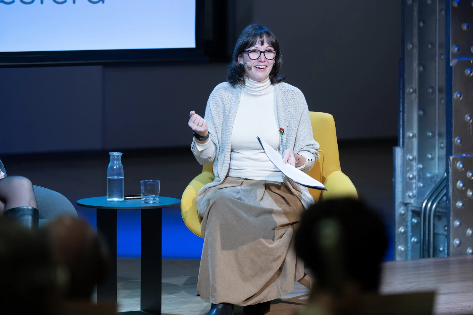 Un momento de la grabación del Espacio Madresfera del 12 de diciembre de 2025