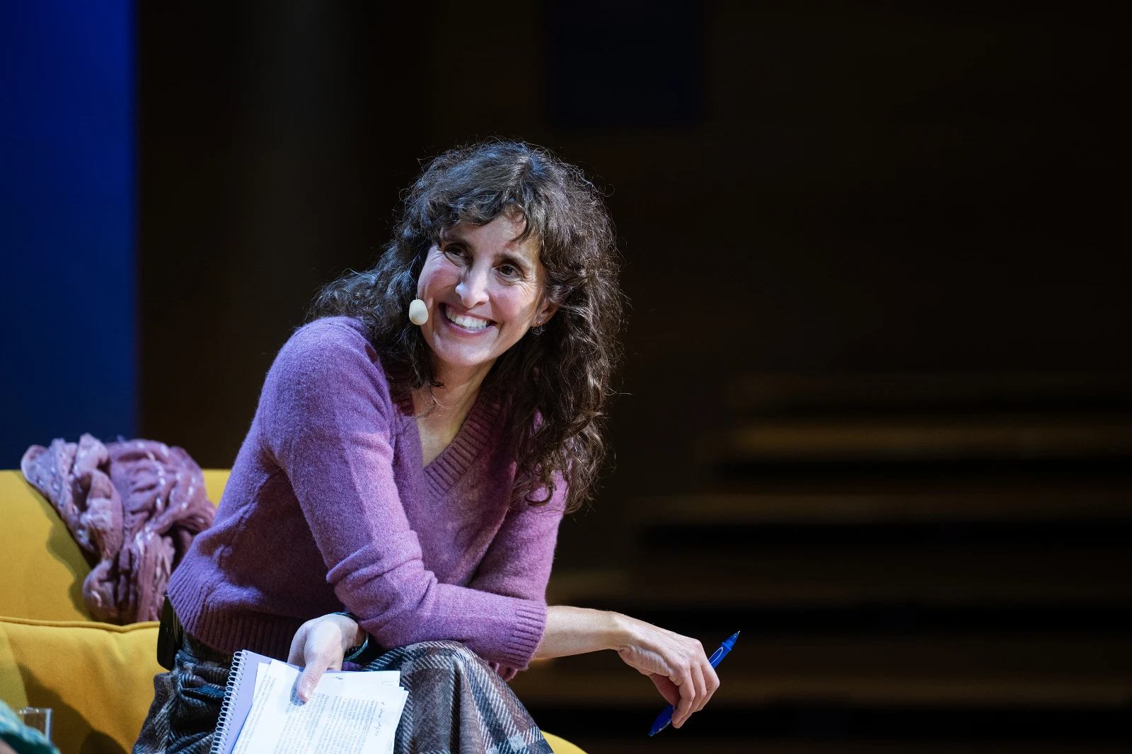 Una imagen del encuentro Foro TELOS: Mar España, Vicente Bellver y Elena Herrero-Beaumont