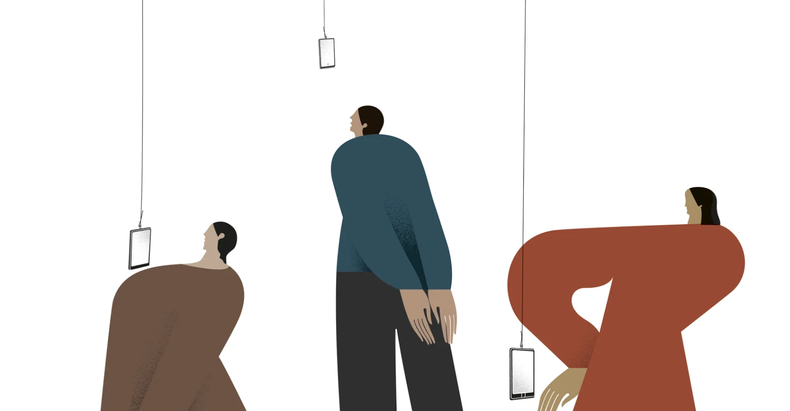 Recorte de Ilustración de Juárez Casanova para Telos