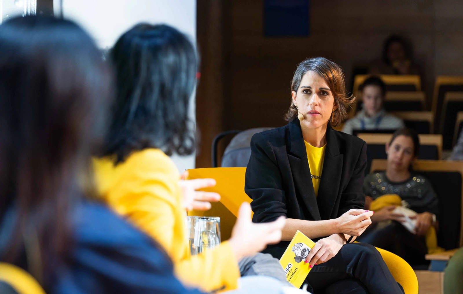 Un momento del encuentro ‘El peso invisible de la paternidad’, con Malasmadres