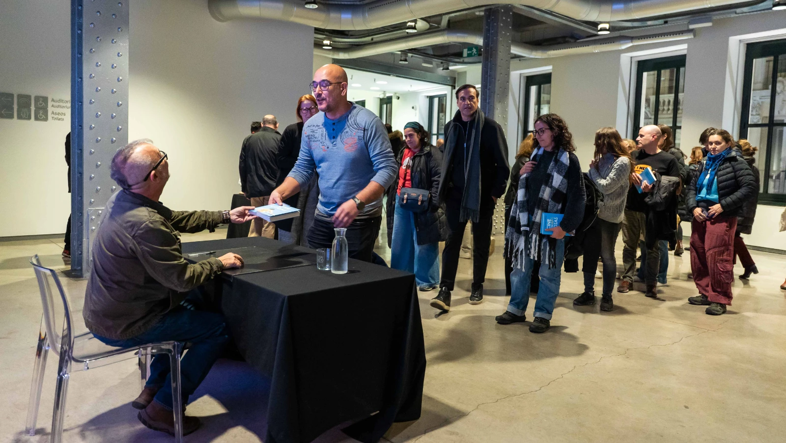 Un momento de la presentación de ‘Cine con más cosas’, con Arturo González-Campos y Mónica Carrillo.