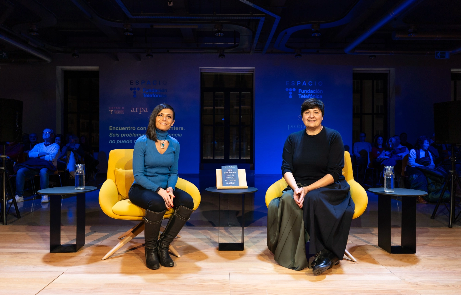 Un momento del evento ‘Encuentro con Sonia Contera. Seis problemas que la ciencia no puede resolver’