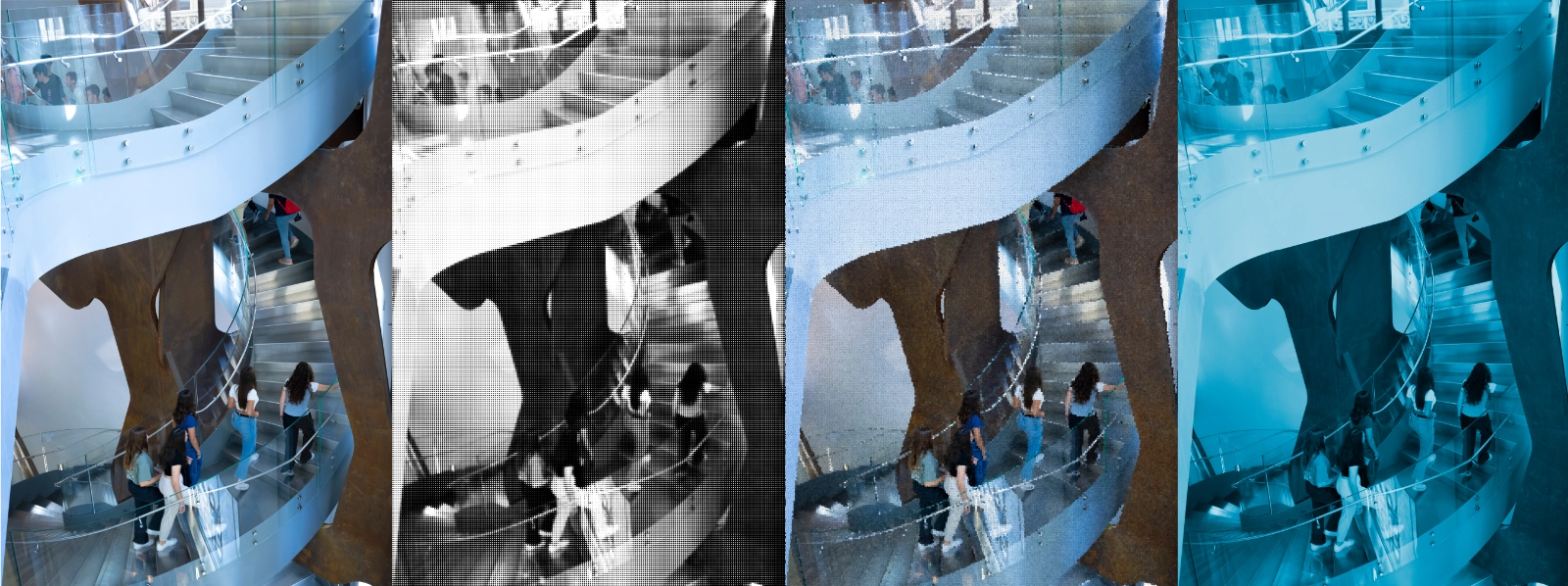 Multiversos de la escalera de Espacio Fundación Telefónica