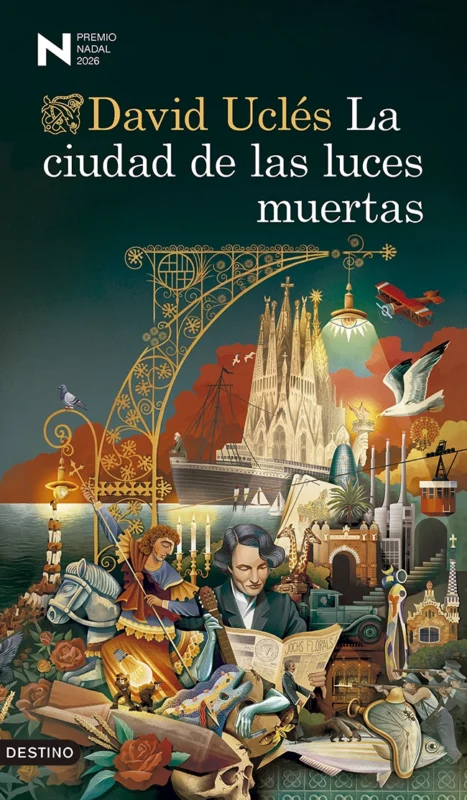 Portada del libro 'La ciudad de las luces muertas'