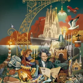 Portada del libro 'La ciudad de las luces muertas'