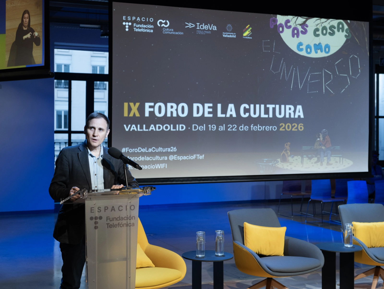 Un momento de las mesas de debate del Foro de la Cultura celebradas en Espacio Fundación Telefónica