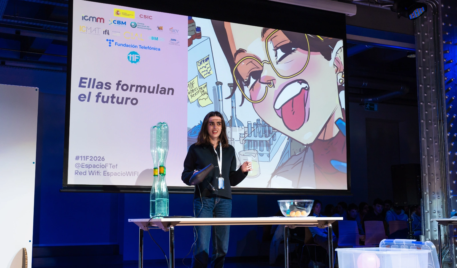Un año más, nos unimos a la celebración del Día Internacional de la Mujer y la Niña en la Ciencia con la actividad Ellas formulan el futuro, apoyando el talento femenino y las vocaciones STEM.