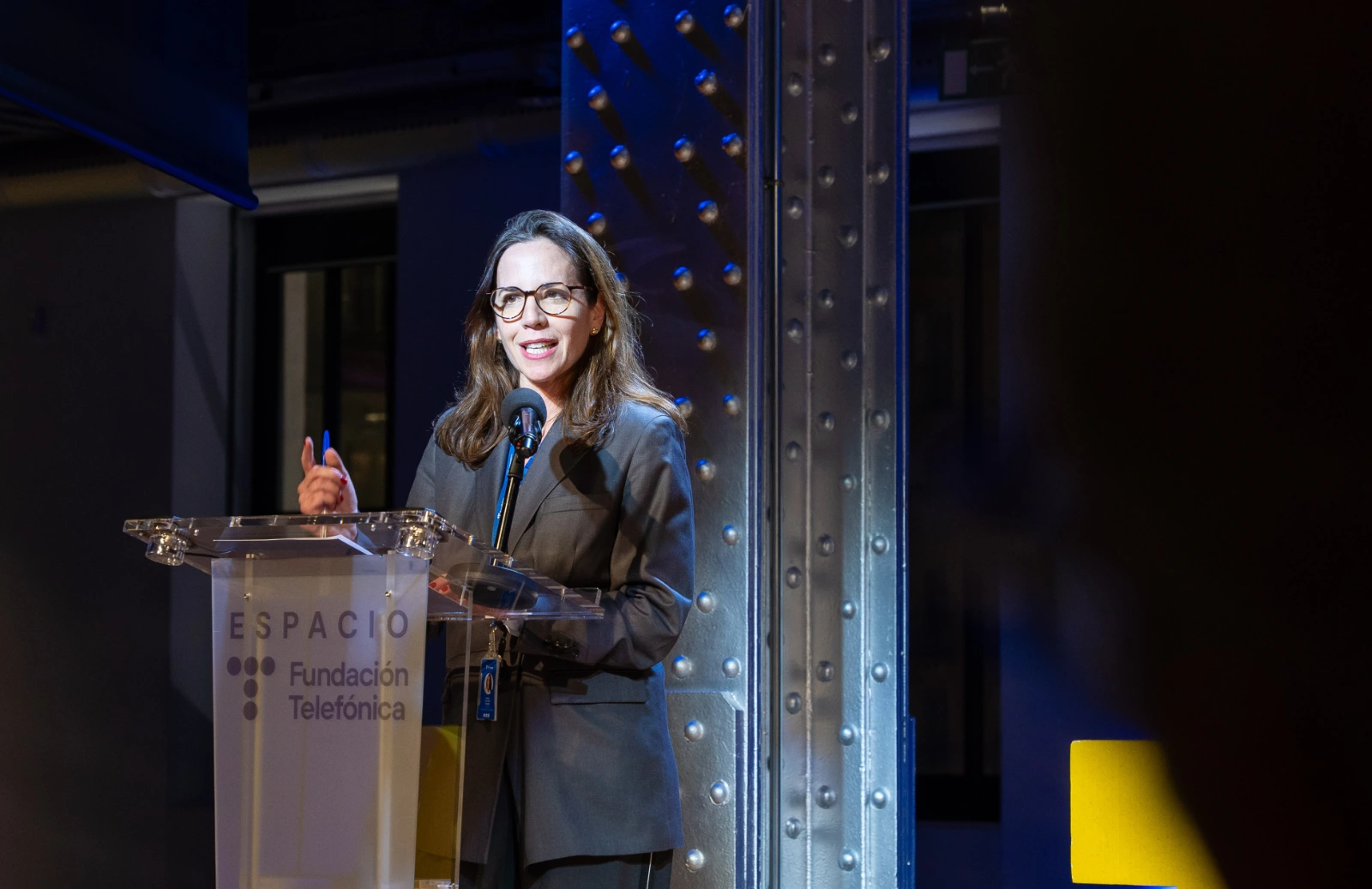 Un momento del ‘Foro TELOS. Mateo Valero. Quién maneja la IA: ciencia, poder y futuro’