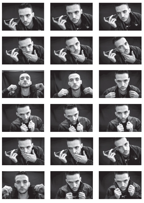 Composición de imágenes de C Tangana, por Alberto Di Lolli