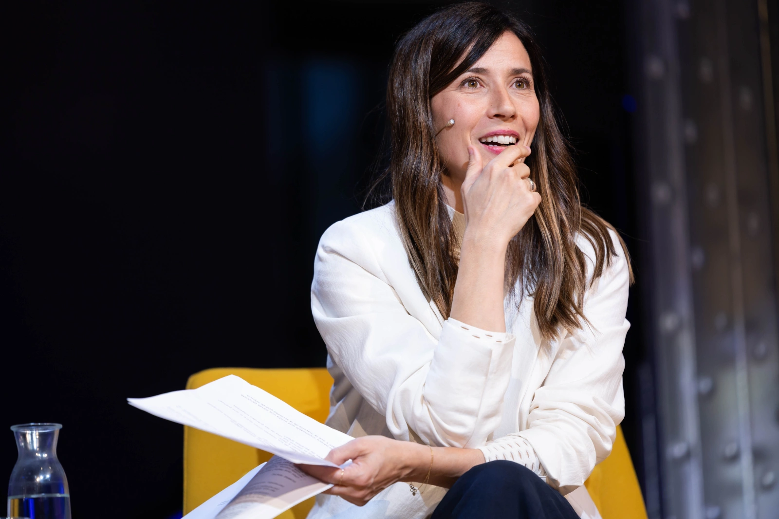 Un instante de la presentación de 'Maite', la nueva novela de Fernando Aramburu