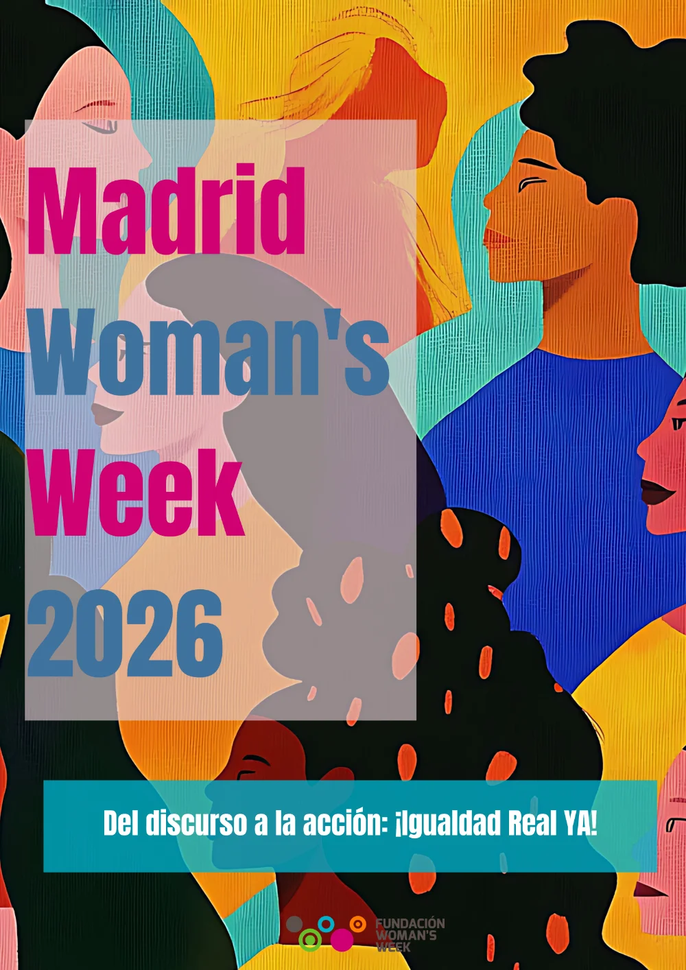 Imagen de la cartel de la Madrid Woman's Week 2026