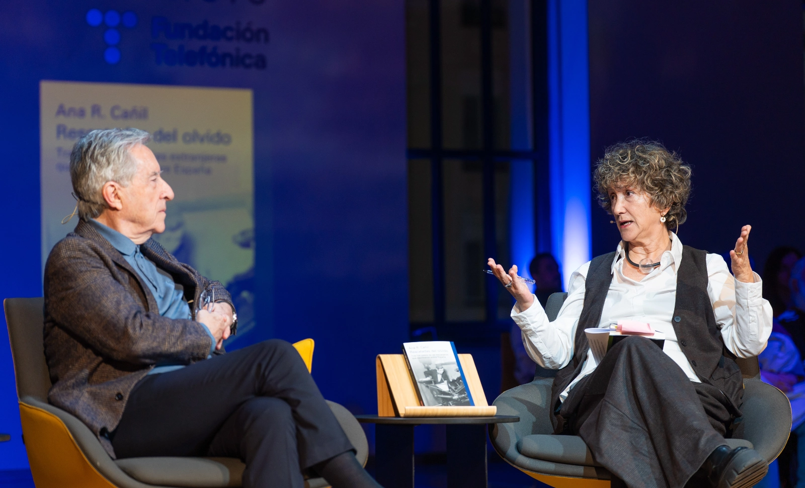 Un momento de la presentación del libro de Ana Caño en Espacio Fundación Telefónica