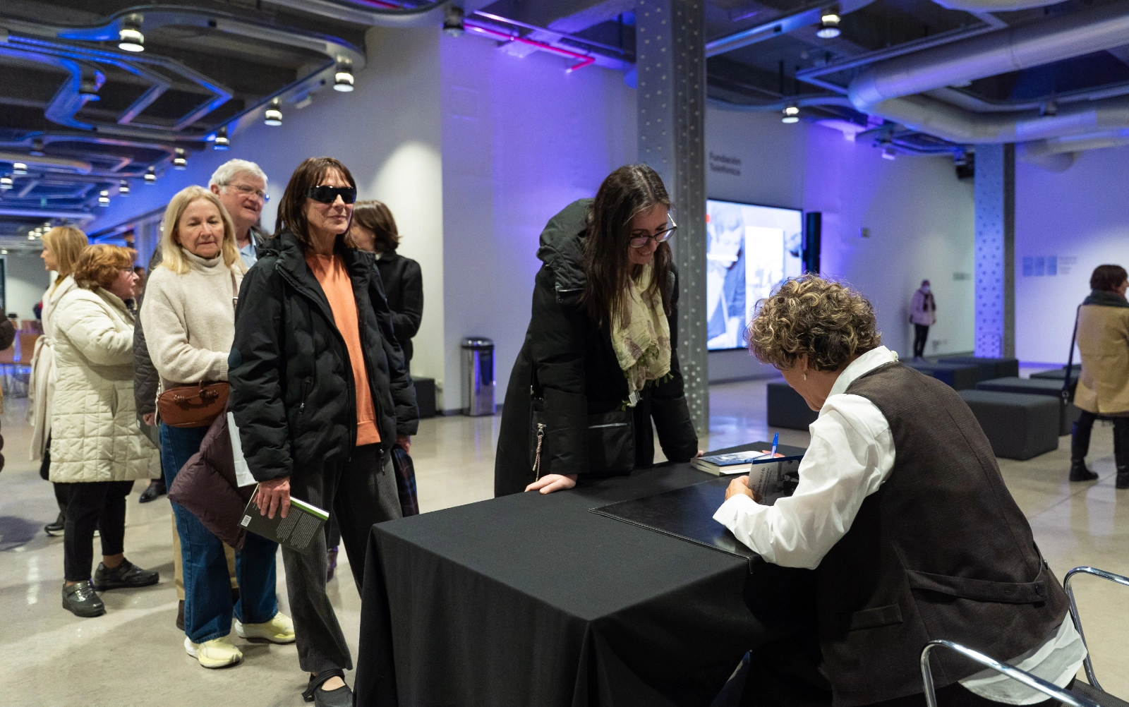 Un momento de la presentación del libro de Ana Caño en Espacio Fundación Telefónica