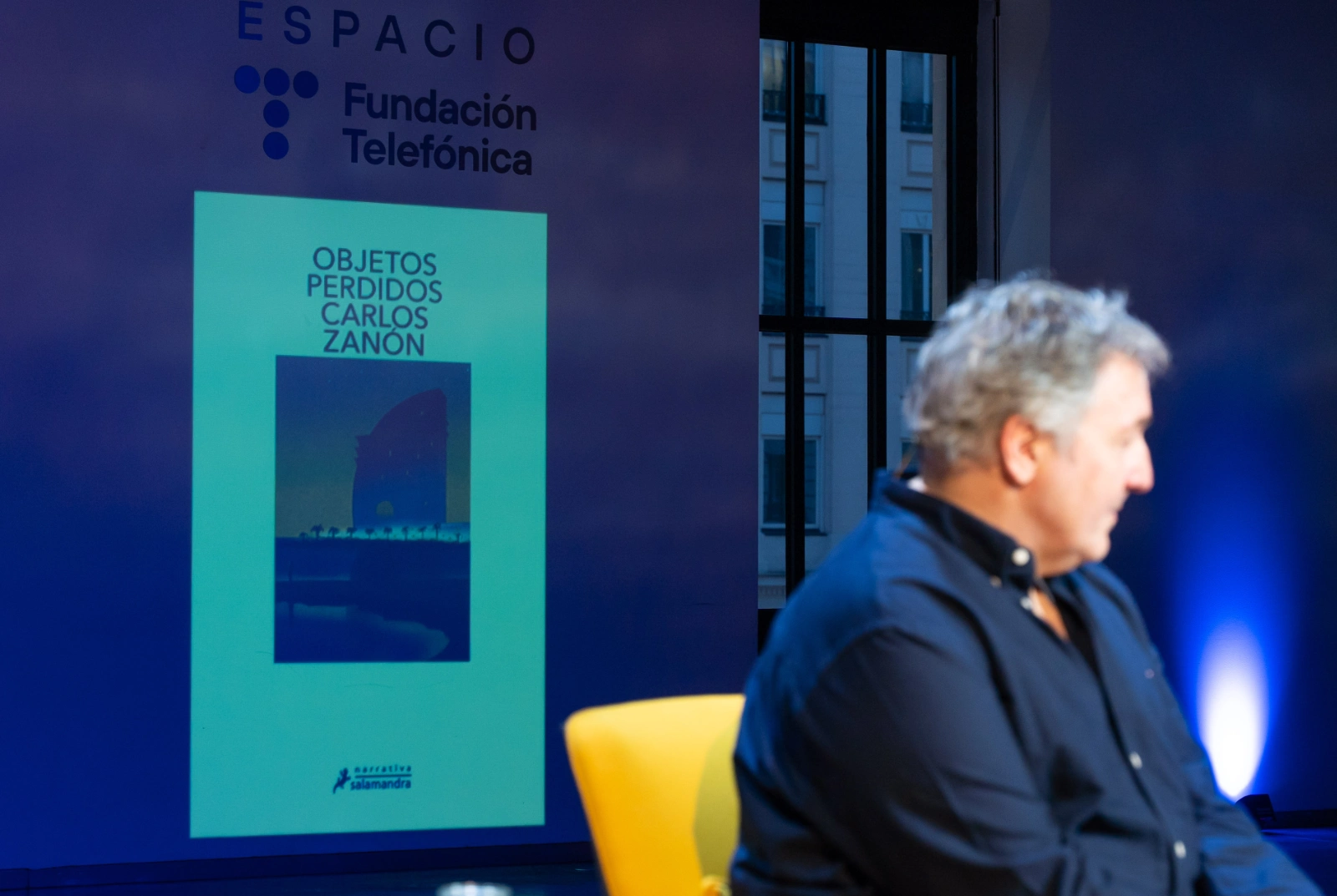 Un momento del Encuentro con Carlos Zanón. ‘Objetos Perdidos’