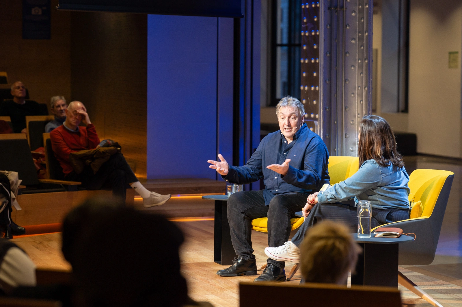 Un momento del Encuentro con Carlos Zanón. ‘Objetos Perdidos’