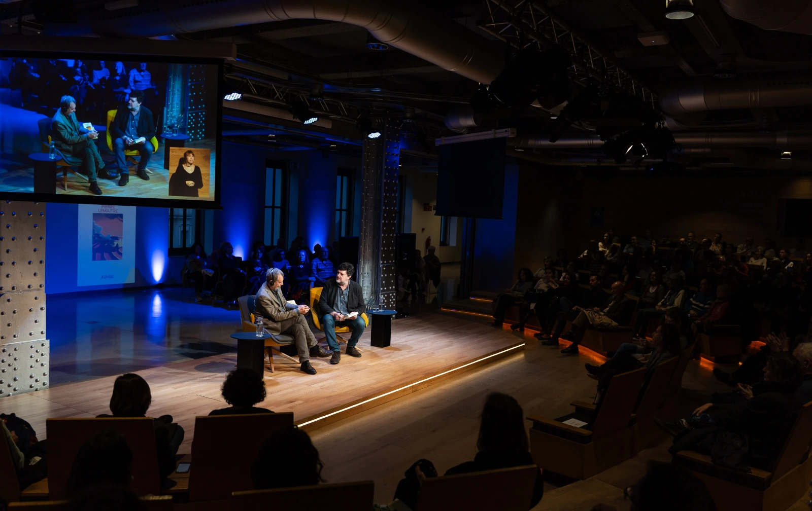 Un momento del Encuentro con Pierre Lemaitre para presentar Grandes promesas