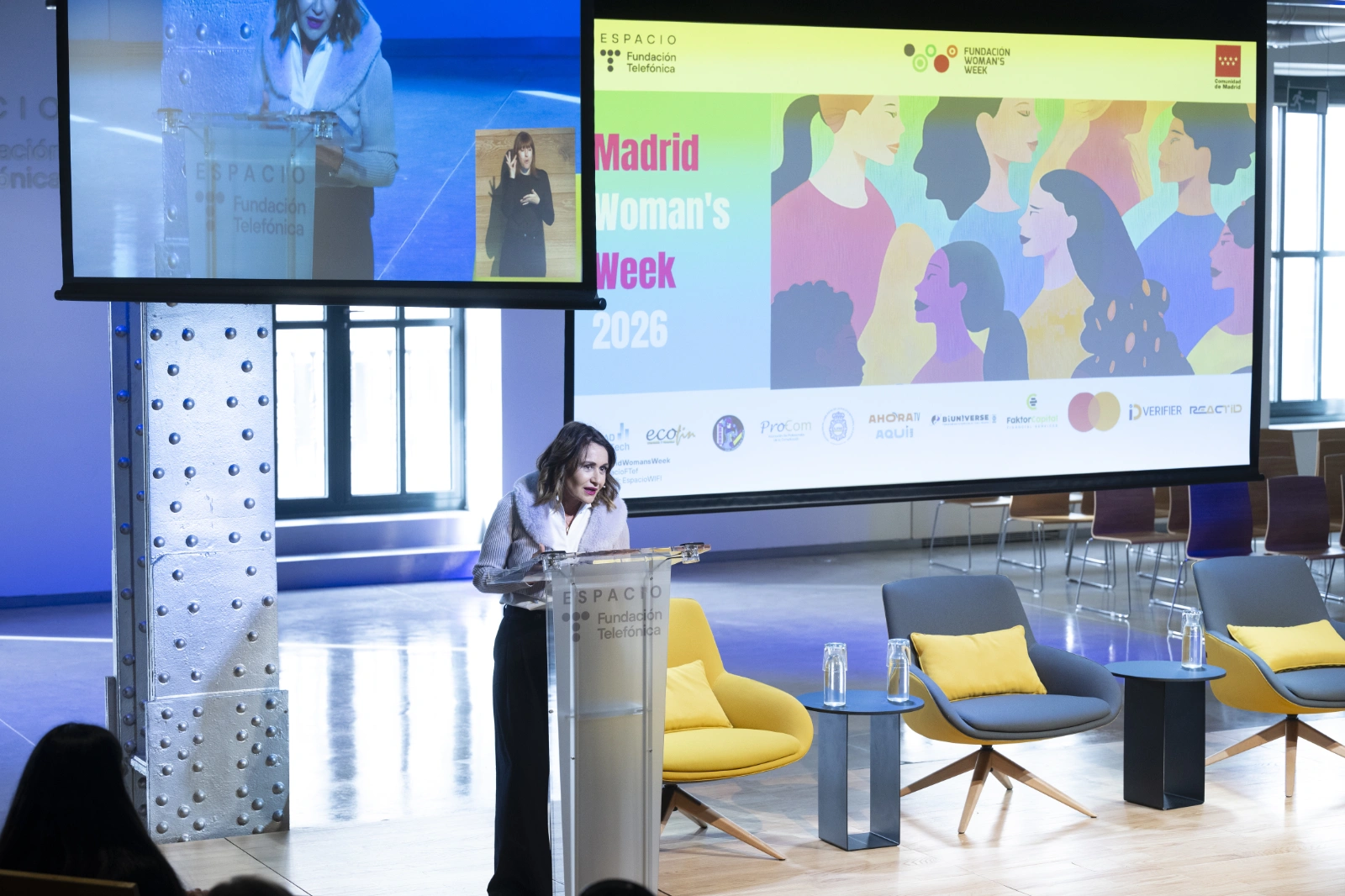 Algunas de las participantes de la Madrid Woman’s Week 2026. Cumbre de liderazgo femenino.