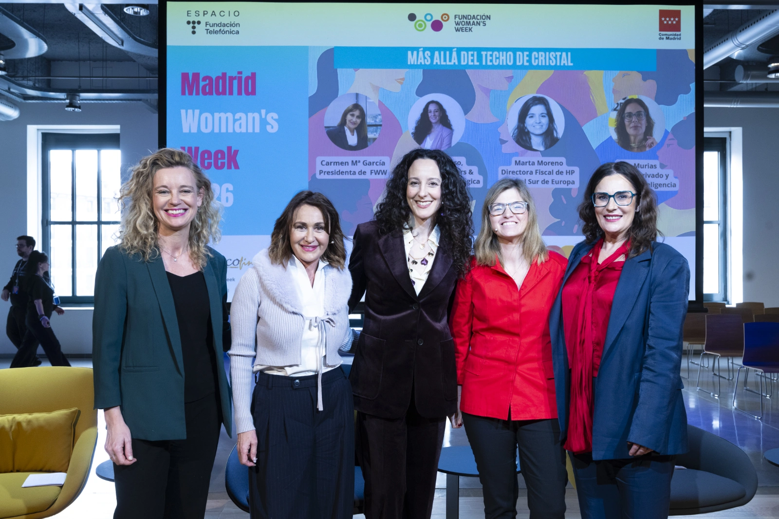 Algunas de las participantes de la Madrid Woman’s Week 2026. Cumbre de liderazgo femenino.