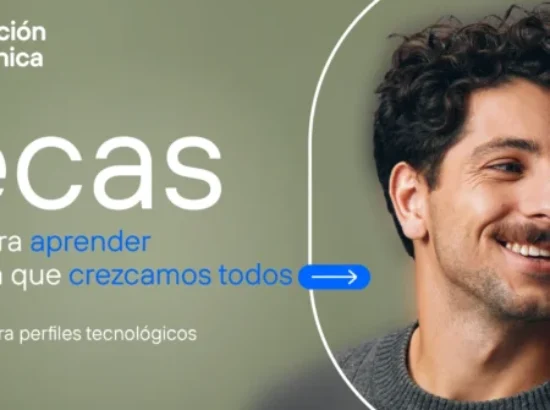 Foto de cabecera del evento de presentación de las becas de Fundación Telefónica