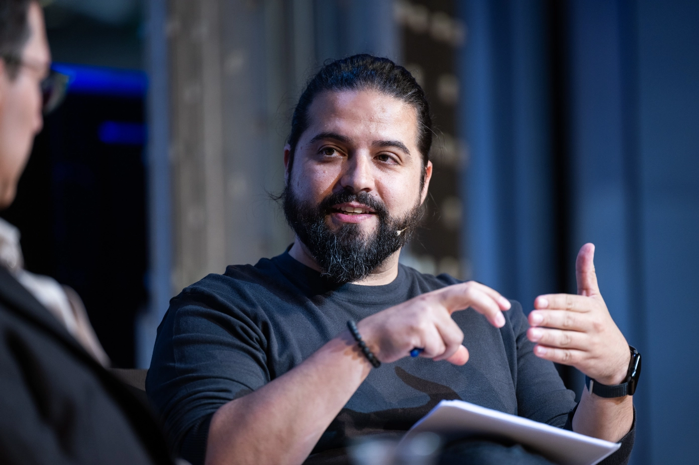 Un momento del encuentro de Tech & Society con Iyad Rahwan