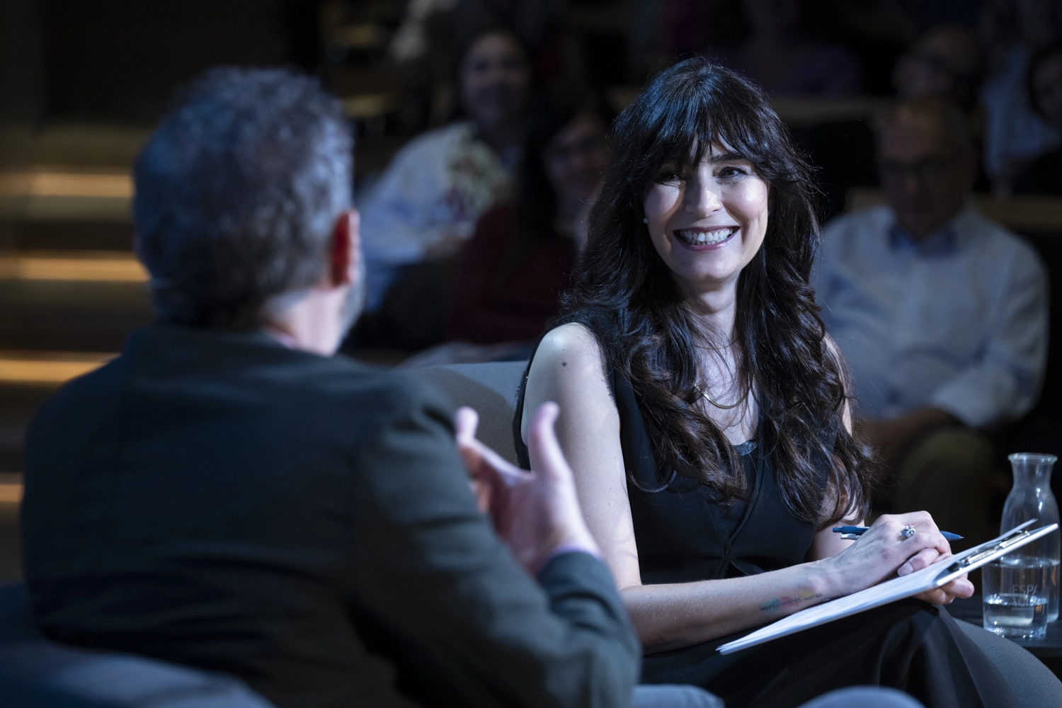 Un momento del encuentro con Pere Estupinyà, '¿Qué quieres ser de mayor?'