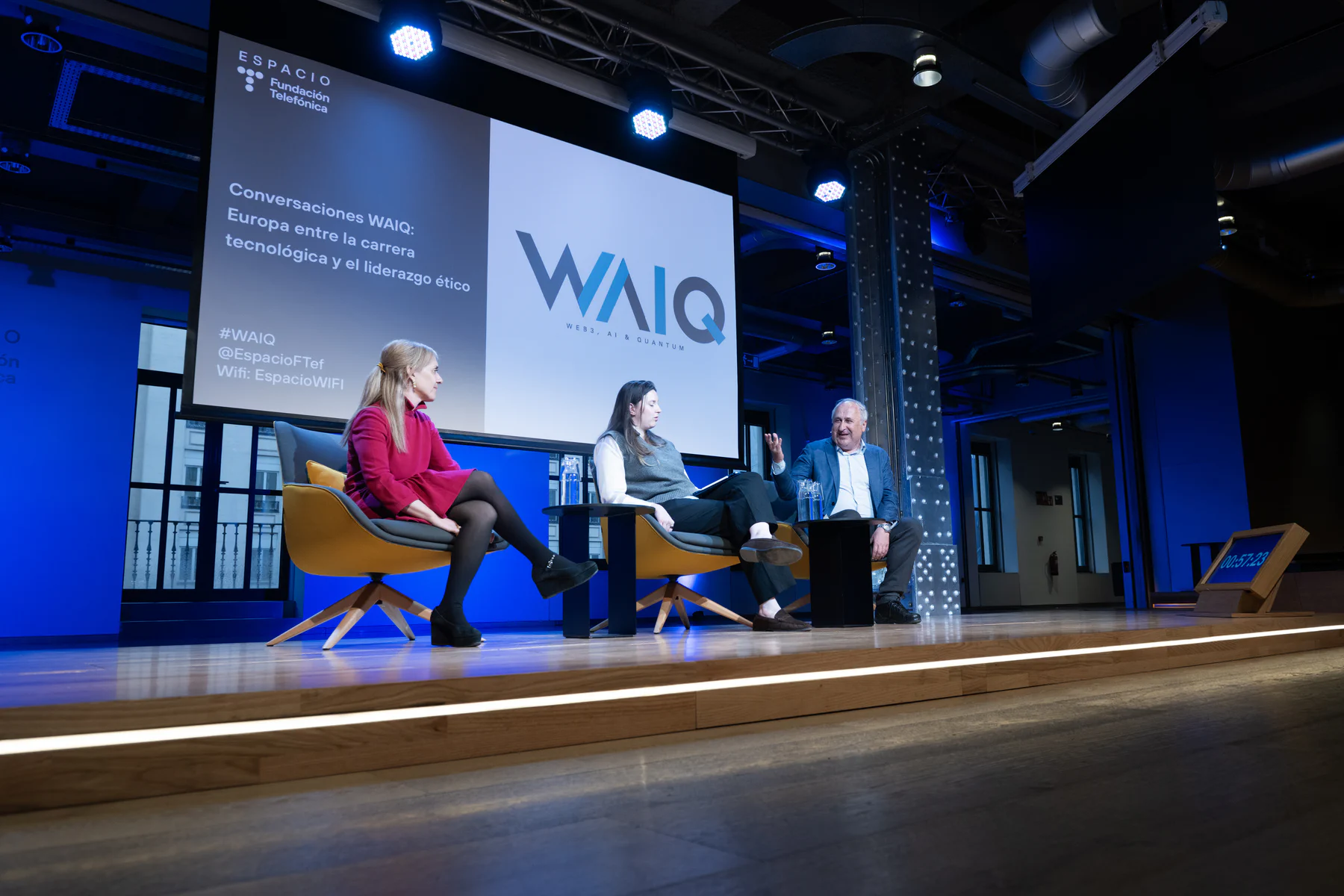 Un momento del encuentro Conversaciones WAIQ de abril de 2026